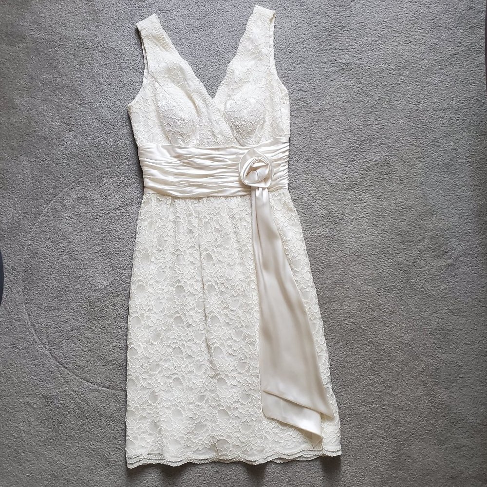 Cream color lace dress - wore once